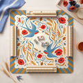 Swallow Poppy Mahjong Mat — hero