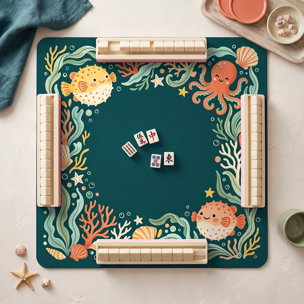 Reef Friends Mahjong Mat — hero
