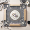 Magnolia Grayscale Mahjong Mat — hero