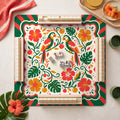 Parrot Hibiscus Mahjong Mat — hero