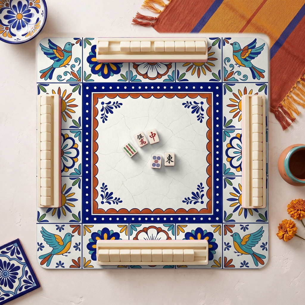 Talavera Mahjong Mat — hero