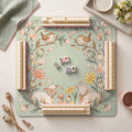 Lamb Poppy Mahjong Mat — hero