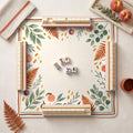 Peach Fern Mahjong Mat — hero