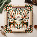 Folk Stags Mahjong Mat — hero