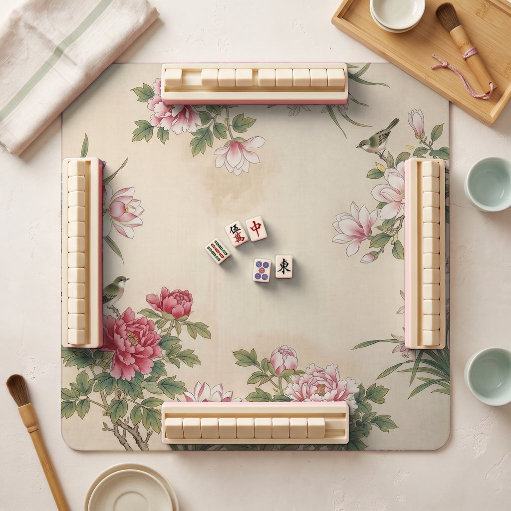 Gongbi Silk Mahjong Mat — hero