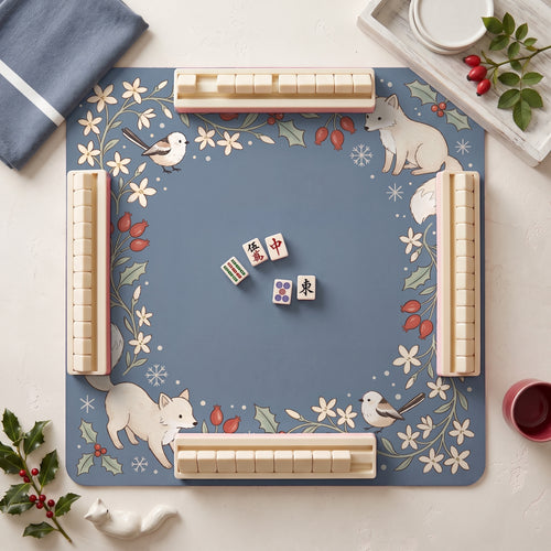 Arctic Fox Mahjong Mat — hero