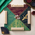 Deco Sunrise Quarters Mahjong Mat — hero