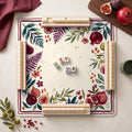 Fig Pomegranate Mahjong Mat — hero