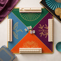 Deco Fan Quarters Mahjong Mat — hero