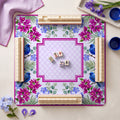 Iris Bluebird Mahjong Mat — hero