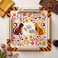 Tulip Cats Mahjong Mat — hero