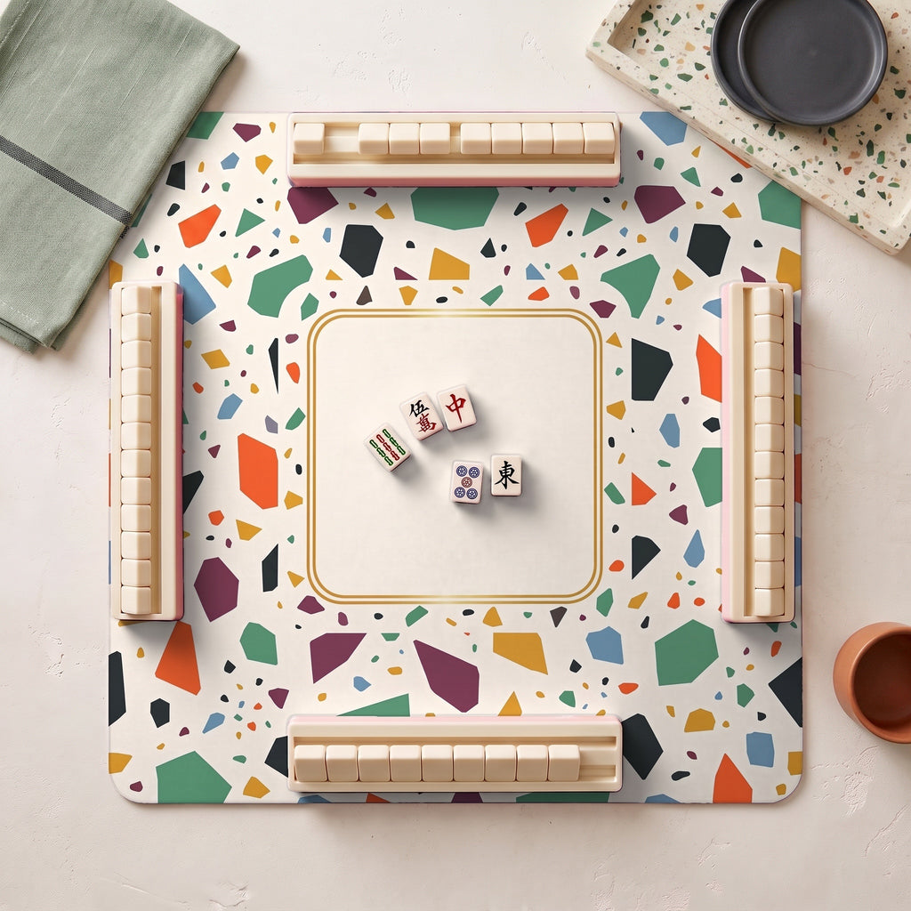 Terrazzo Mahjong Mat — hero