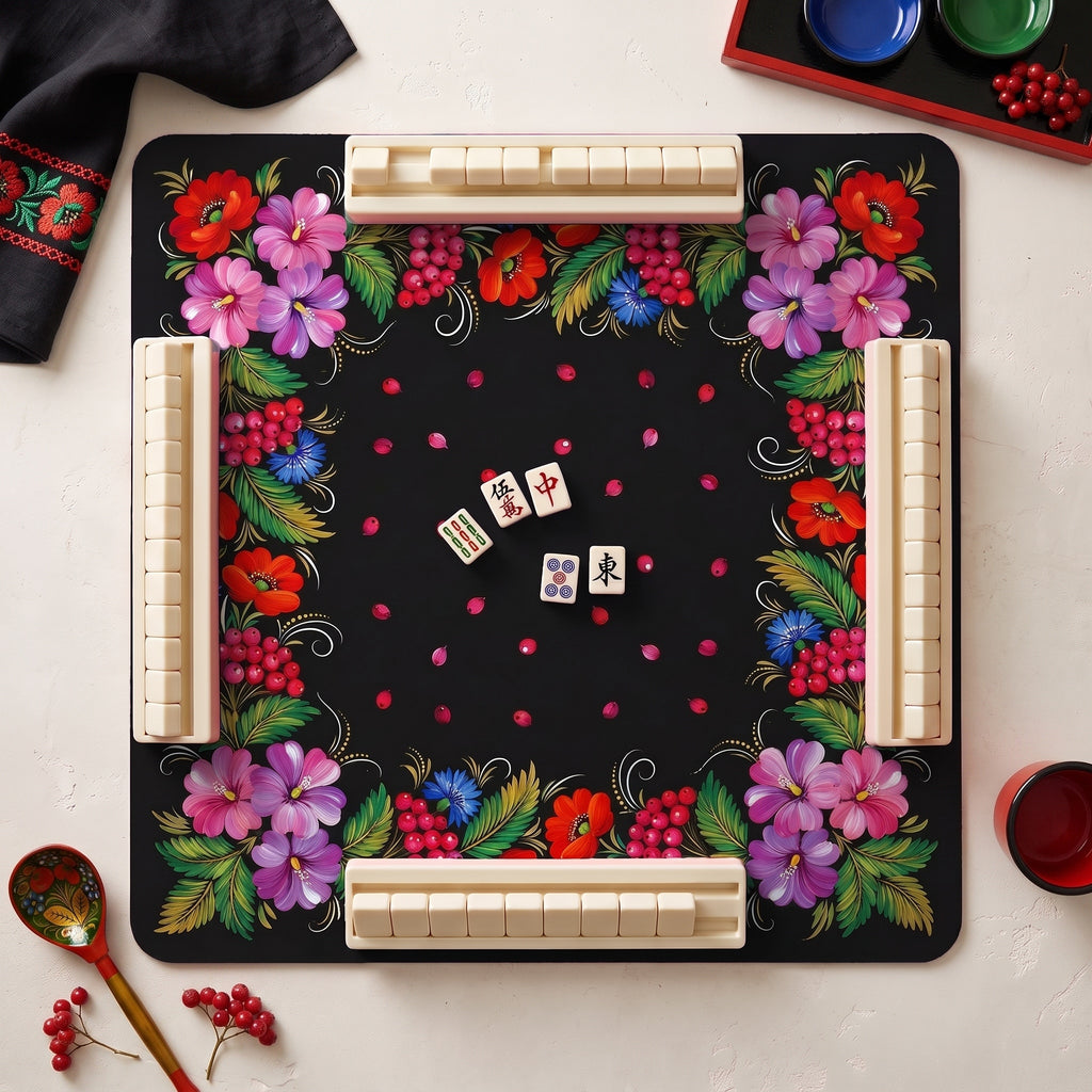 Petrykivka Berry Mahjong Mat — hero
