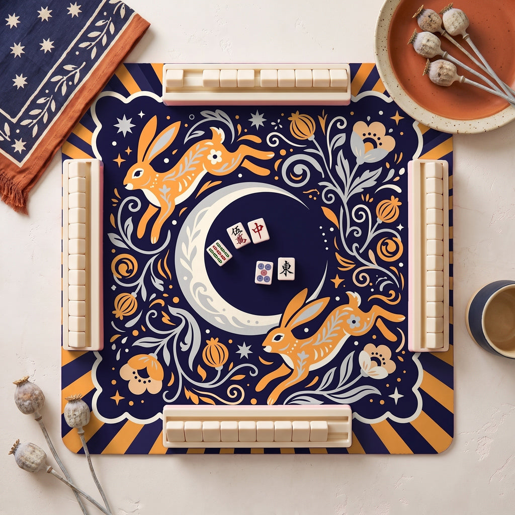 Moon Hares Mahjong Mat — hero