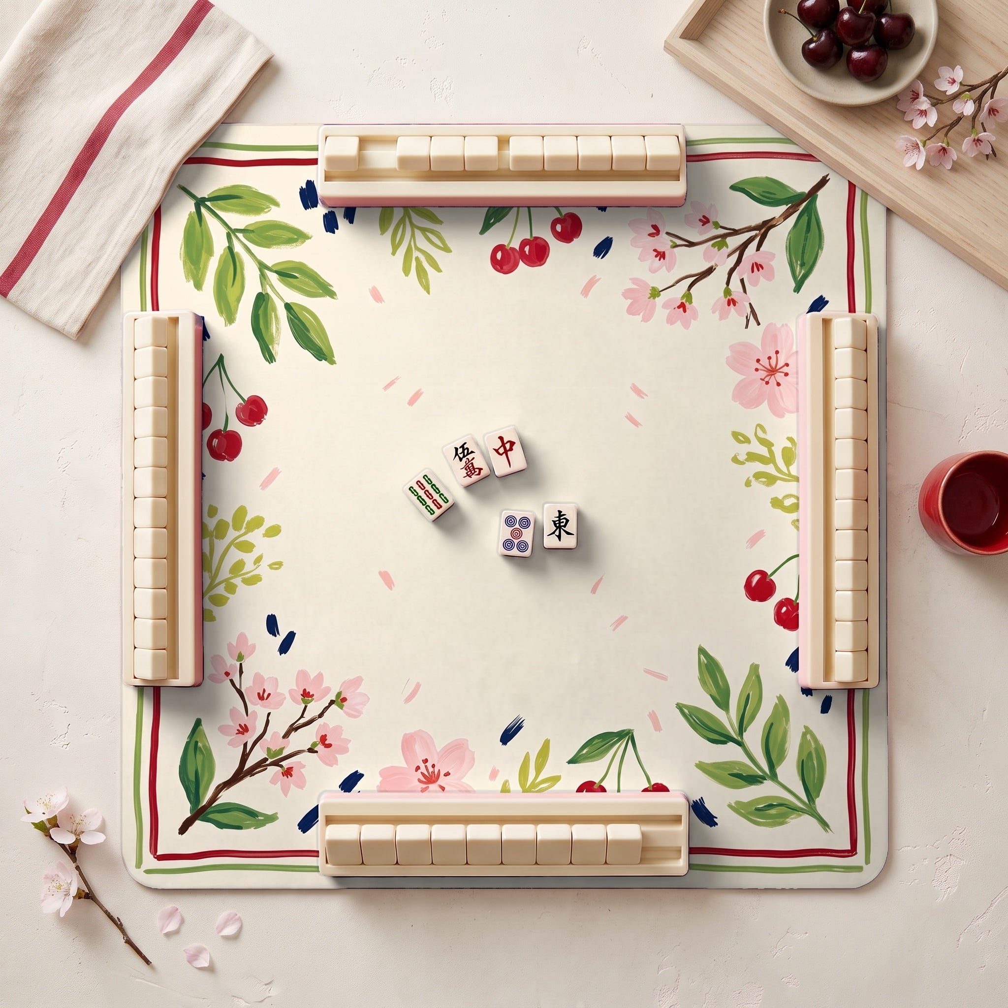 Cherry Blossom Mahjong Mat — hero