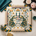 Twin Peacocks Mahjong Mat — hero