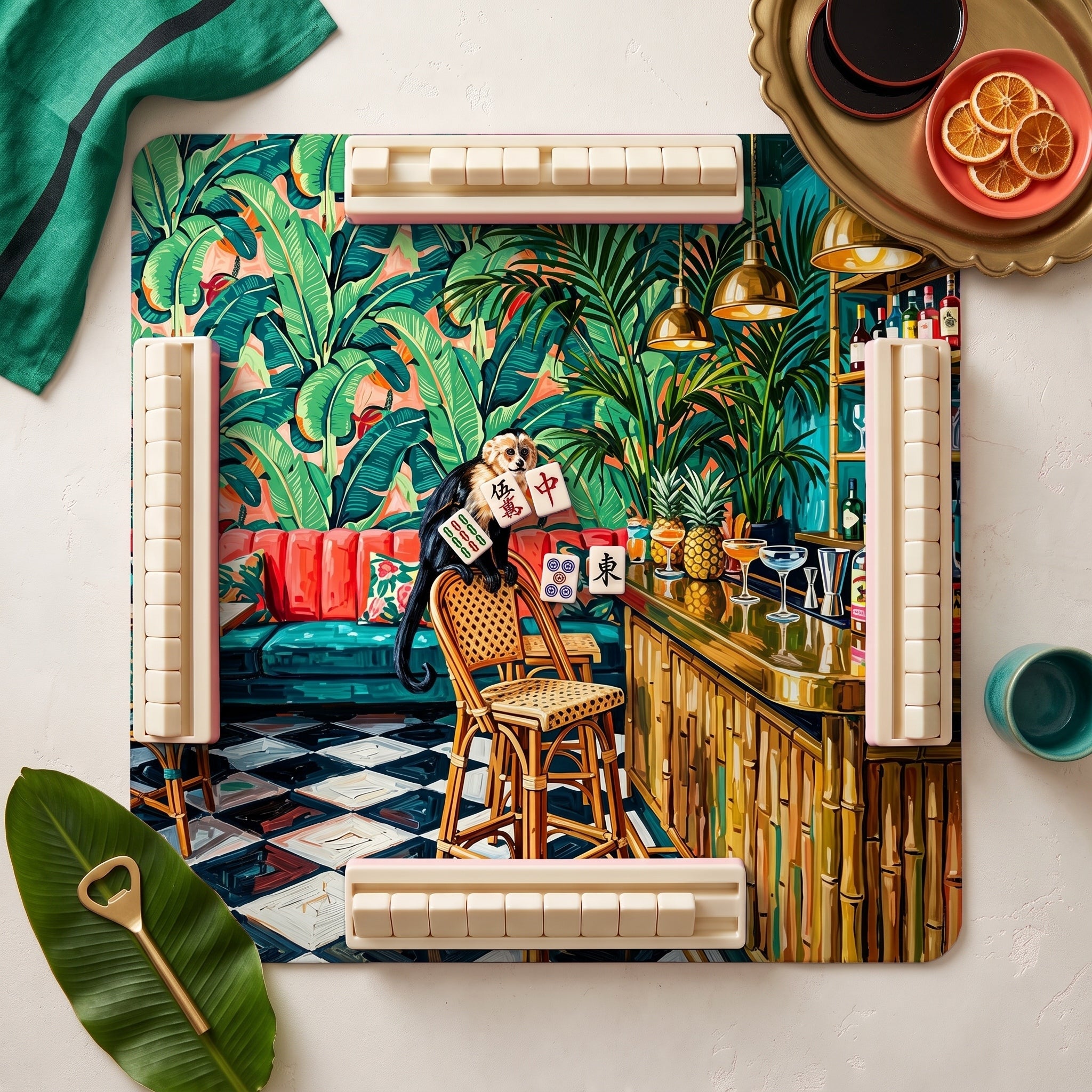 Jungle Bar Mahjong Mat — hero