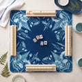 Cyanotype Fern Mahjong Mat — hero