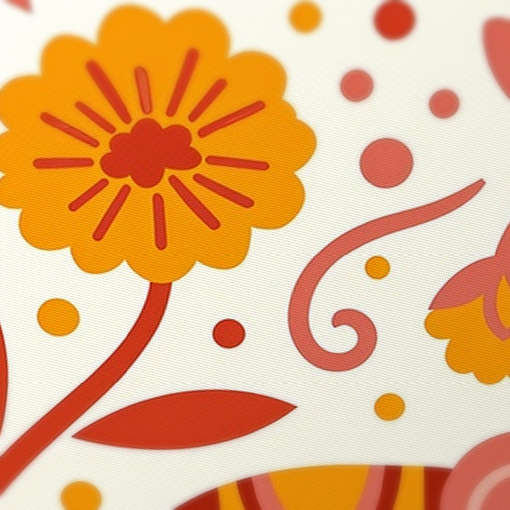 Elephant Parade Mahjong Mat — fabric detail