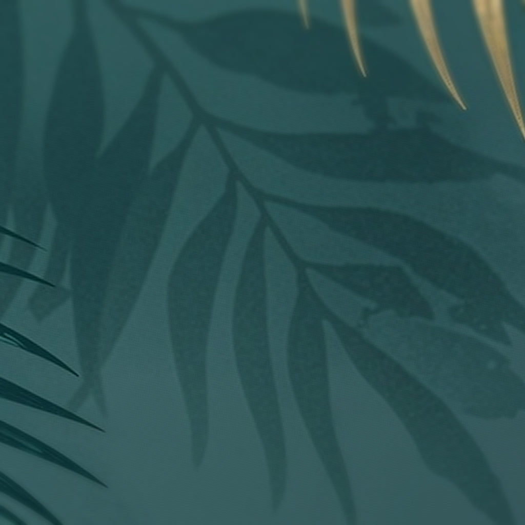 Emerald Orchid Mahjong Mat — fabric detail