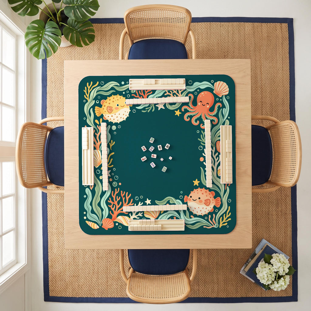 Reef Friends Mahjong Mat — room overhead