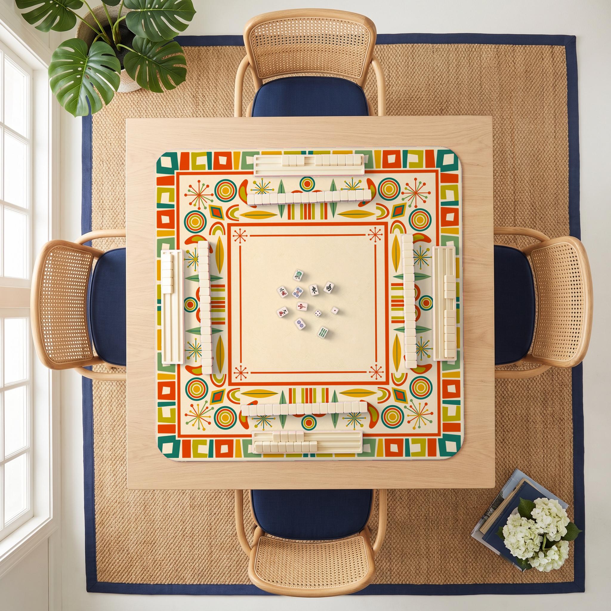 Atomic Retro Mahjong Mat — room overhead