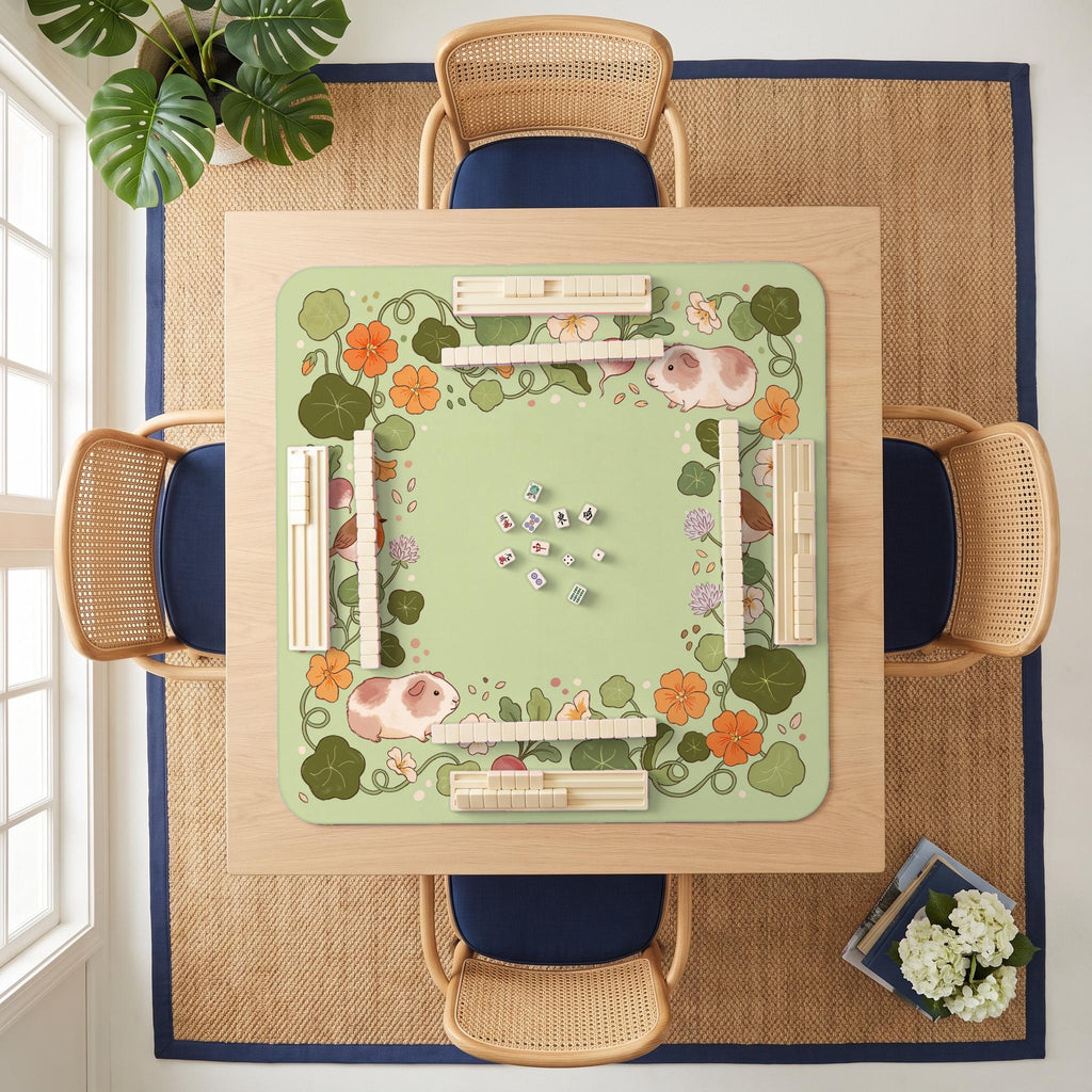 Guinea Pig Garden Mahjong Mat — room overhead
