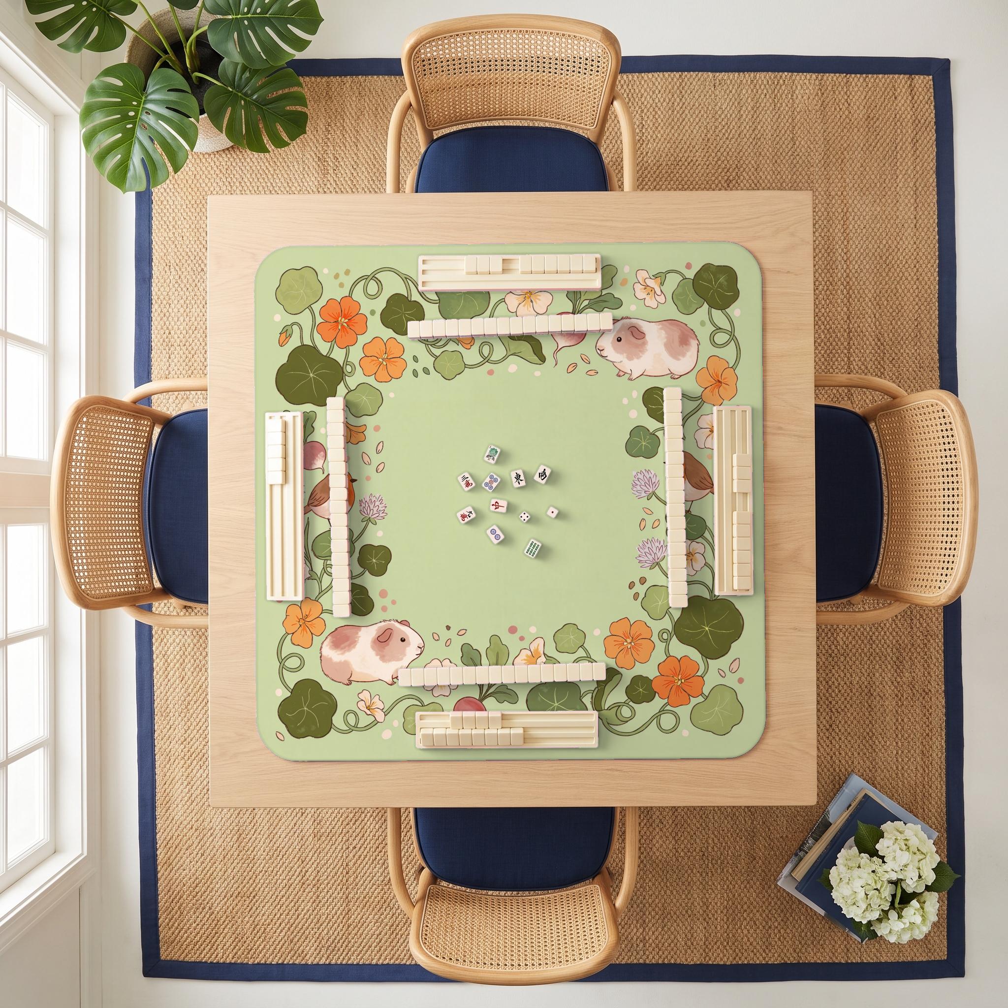 Guinea Pig Garden Mahjong Mat — room overhead