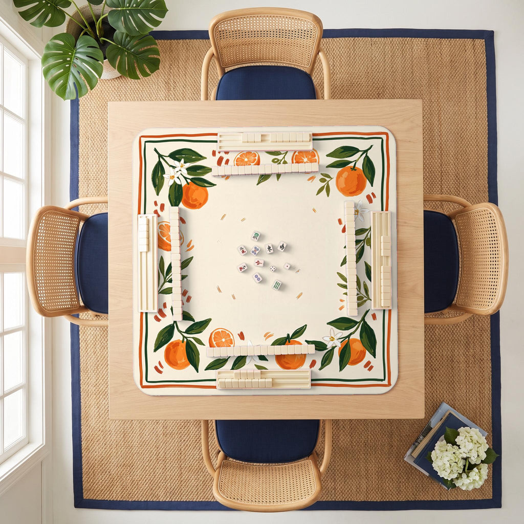 Orange Grove Mahjong Mat — room overhead