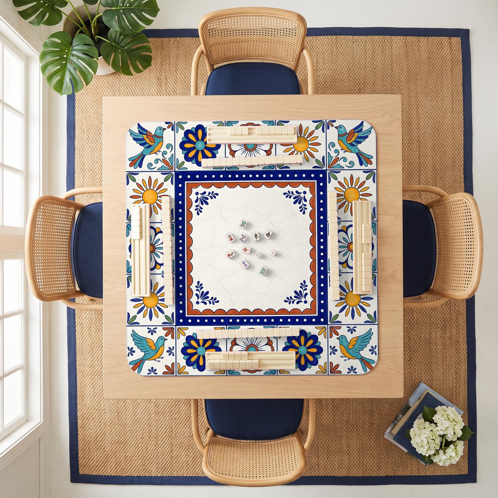 Talavera Mahjong Mat — room overhead
