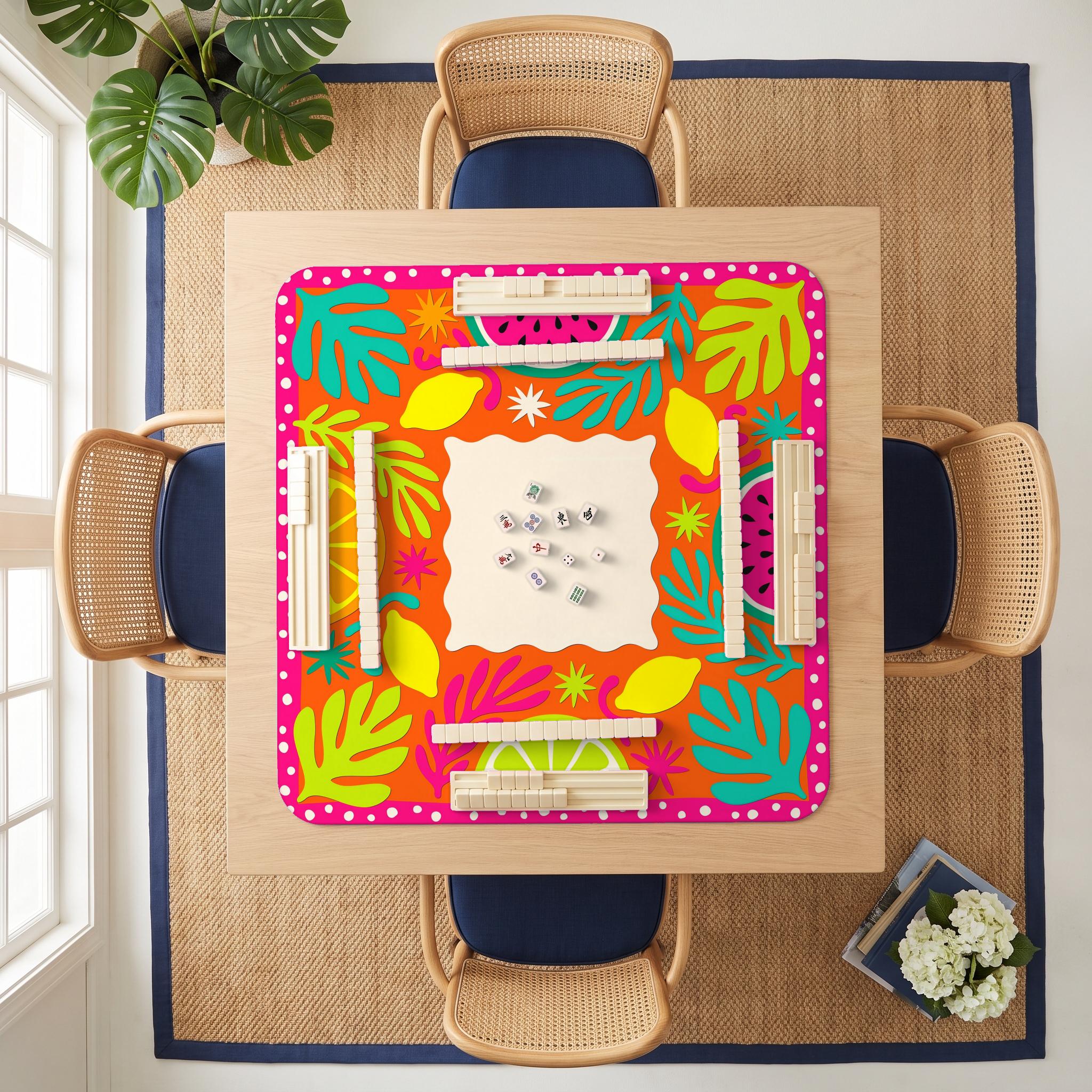 Fruit Punch Mahjong Mat — room overhead