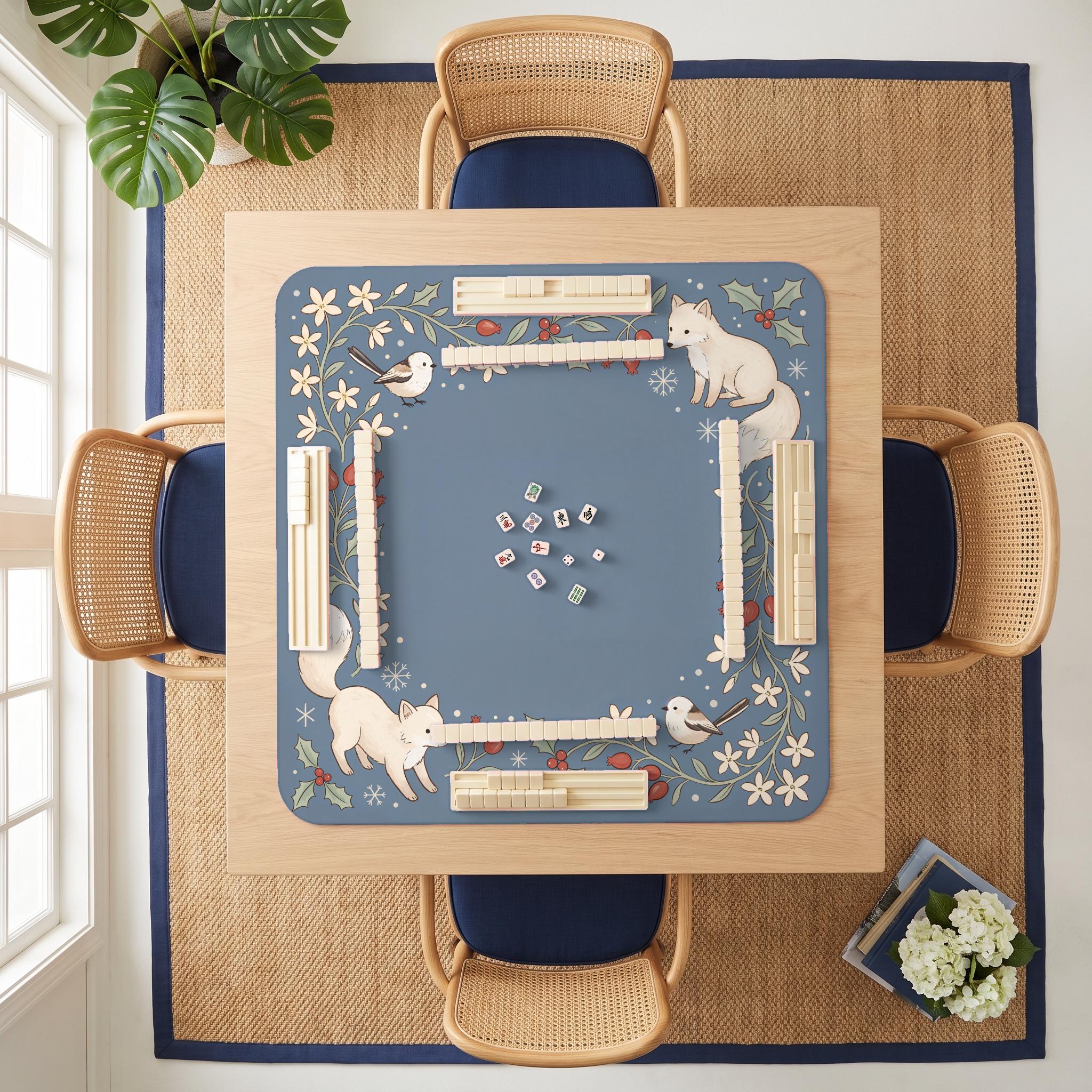 Arctic Fox Mahjong Mat — room overhead
