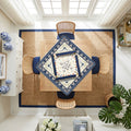 Crane Garden Mahjong Mat — room overhead
